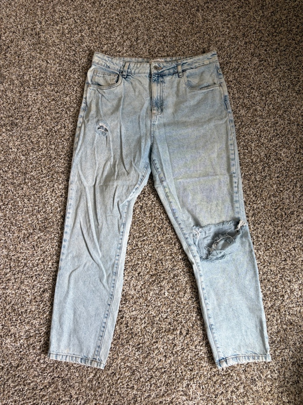 Cotton On Light Blue Distressed Jeans